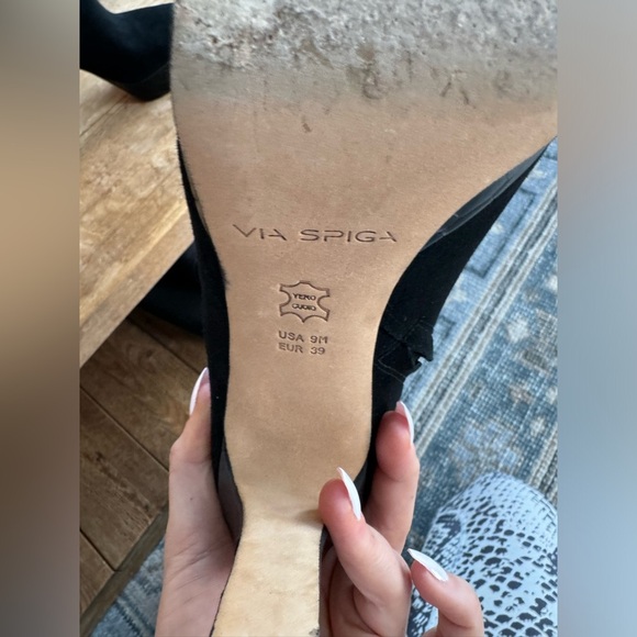 Via Spiga Reka Suede Platform Ankle Boot - Picture 7 of 9